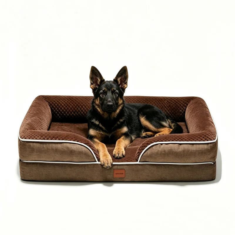 Washable Waterproof Memory Foam Orthopedic Dog Bed