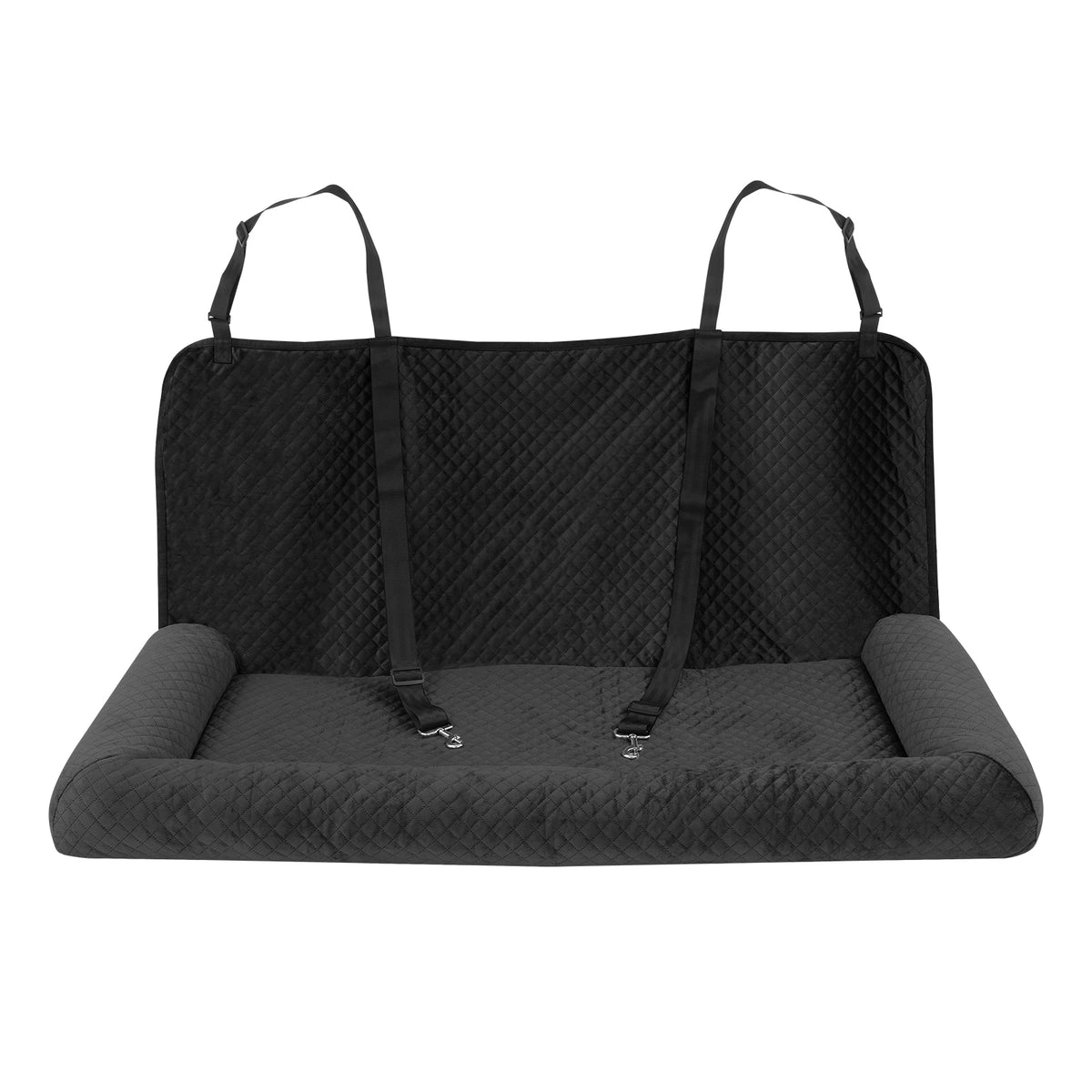 Bymaocar Dog Car Seat Bed With Safety Tethers