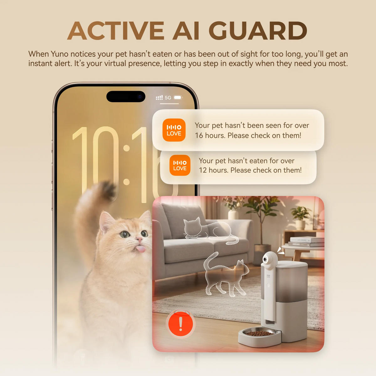 HHOLOVE Smart Pet Feeder With Camera And App Control