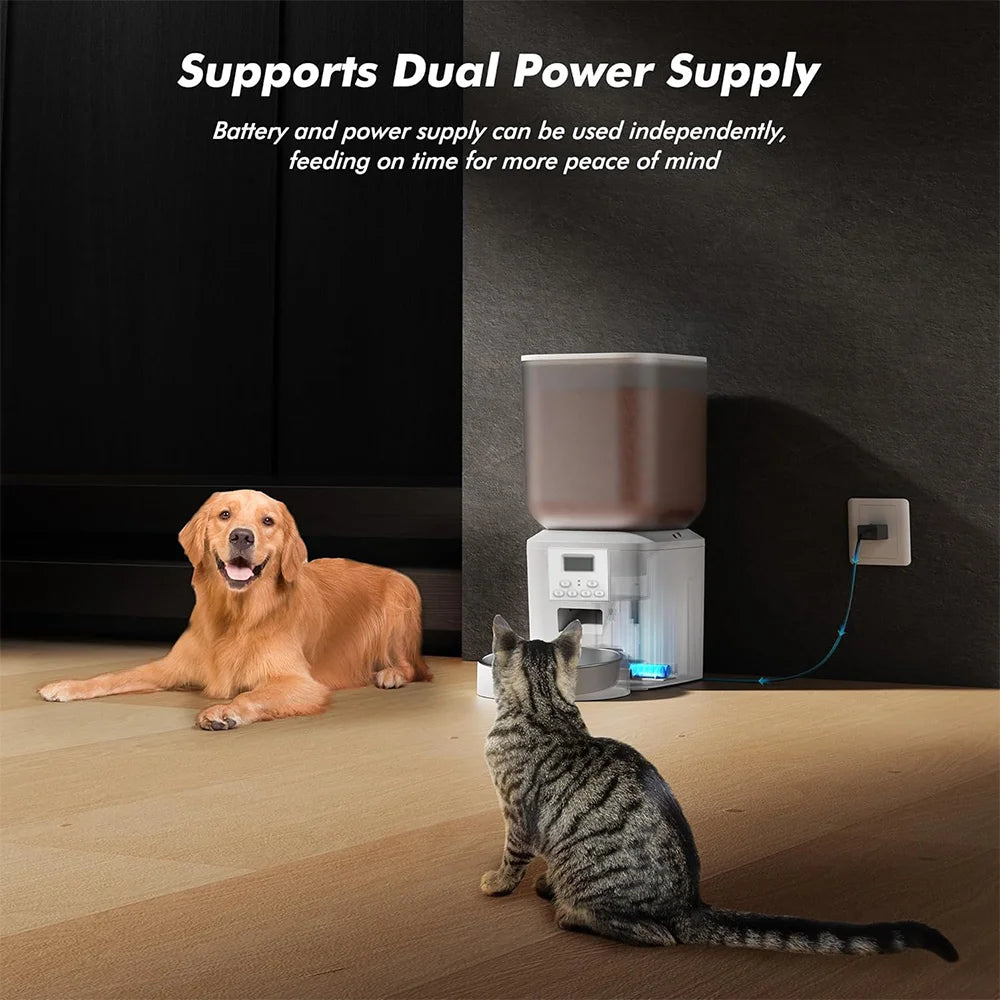 Nityers Automatic Cat Feeder With Voice Recorder